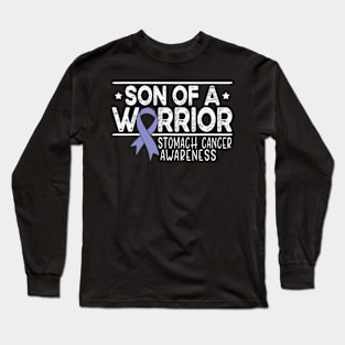 Son Of A Warrior Stomach Cancer Awareness Long Sleeve T-Shirt